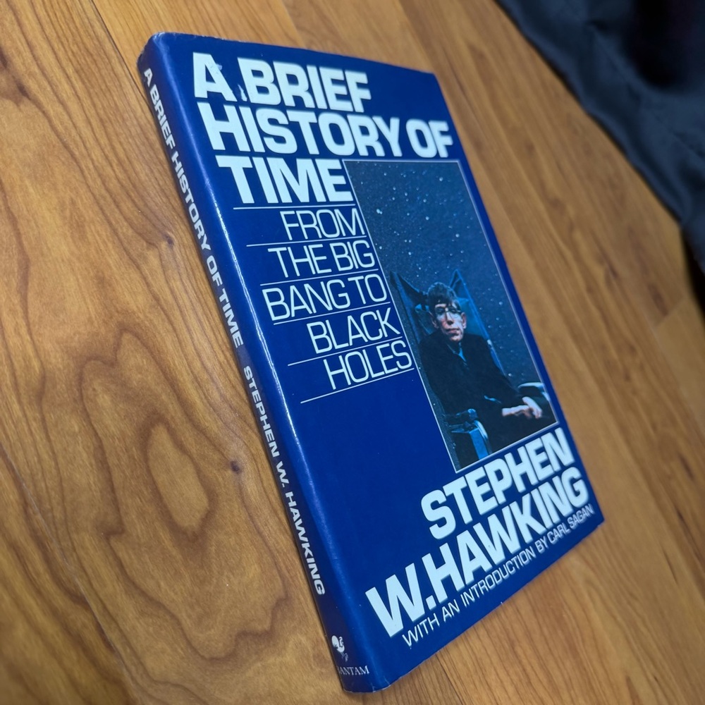 A Brief History of Time Book First Edition Stephen Hawking‎ Collector's Science - Picture 2 of 15